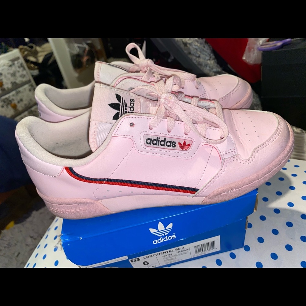 ADIDAS Girls Continental 80 J PINK